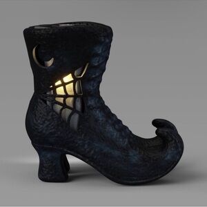 Witches Boot Blow Mold Planter Halloween Decorative Prop from Hyde and EEK!